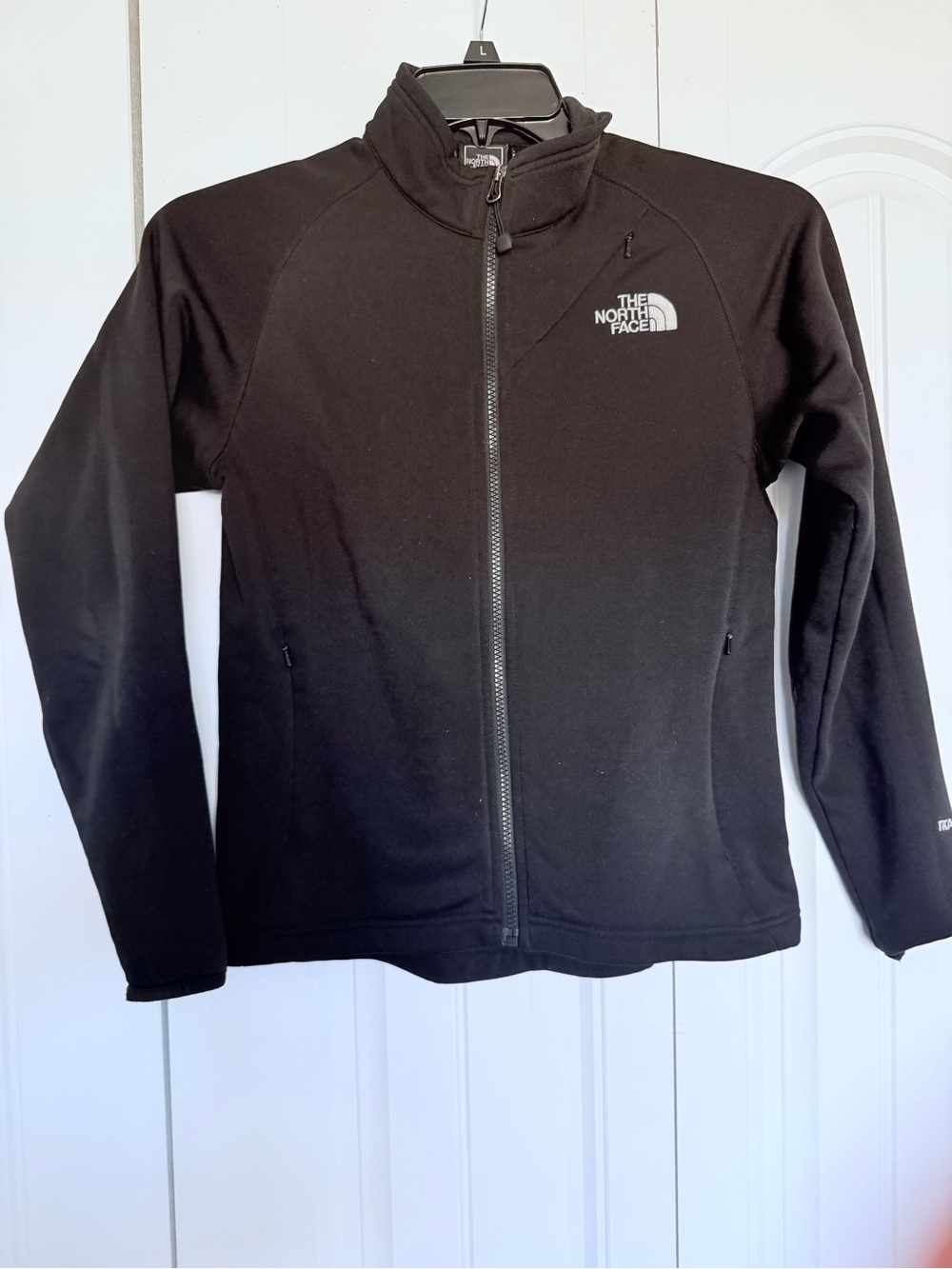 The North Face Kids Black Full-Zip Fleece Jacket